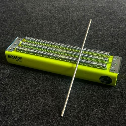 Reco-reco Gope Alumínio 3 Molas Luminix Amarelo 766xa 