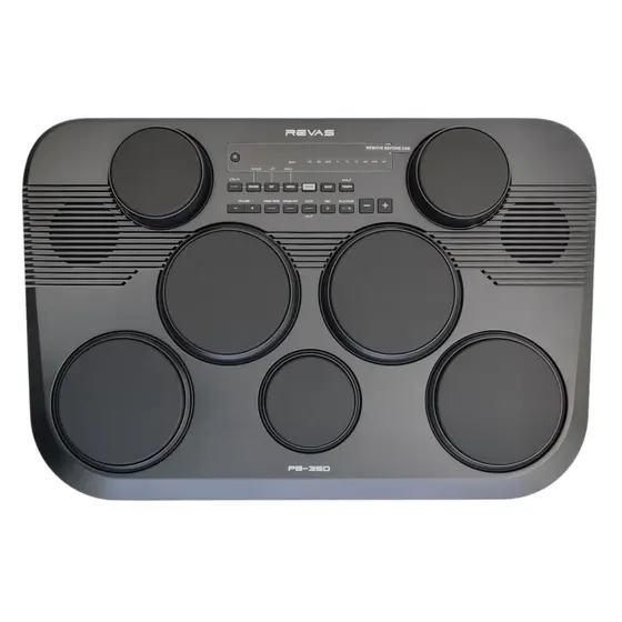 Bateria Eletrônica Pb-350 Revas by Roland 2 Pedais 7 Pads Usb Midi 