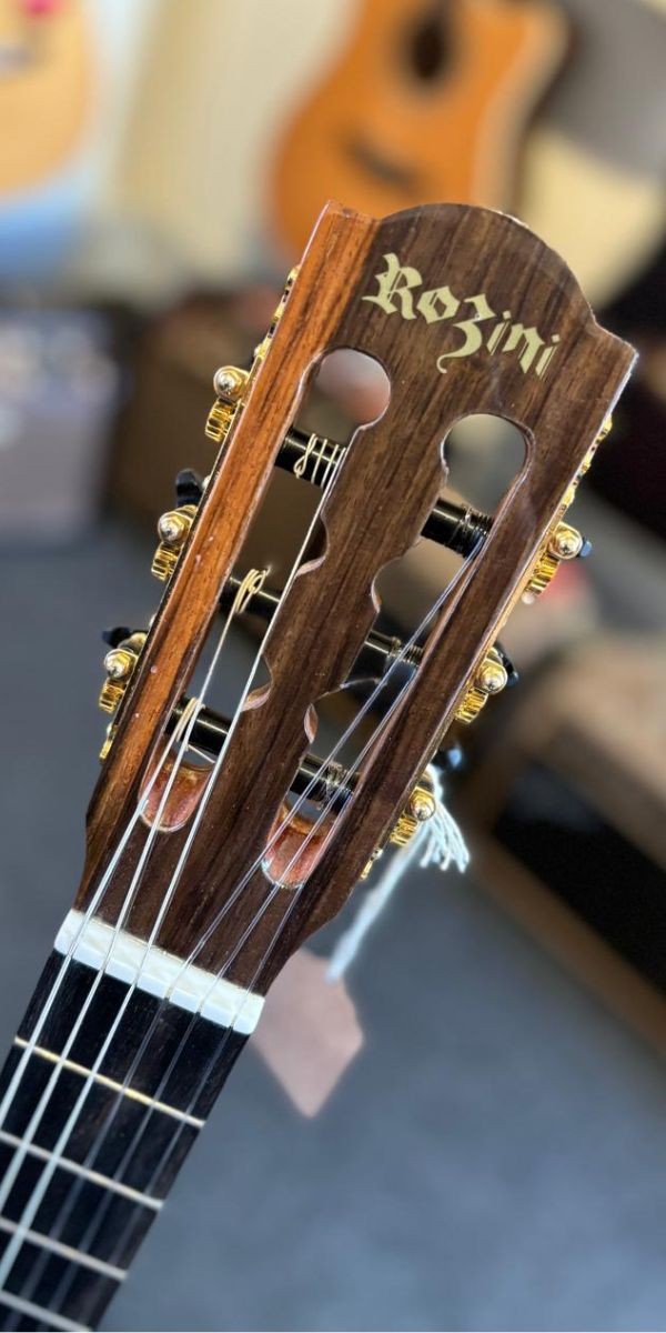 Violão Nylon Acústico Rozini Rx213 Acnj Natural Brilho Profissional Clássico 