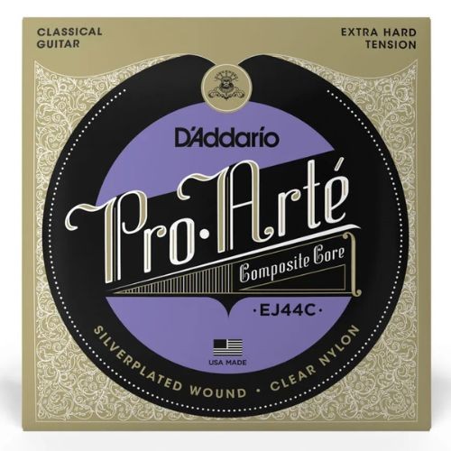 Encordoamento Violão Nylon D'addario Ej44c Pro-arté Composite Core Tensão Extra Pesada 