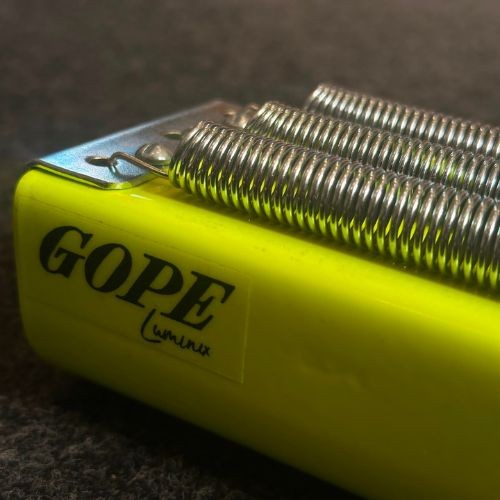Reco-reco Gope Alumínio 3 Molas Luminix Amarelo 766xa 