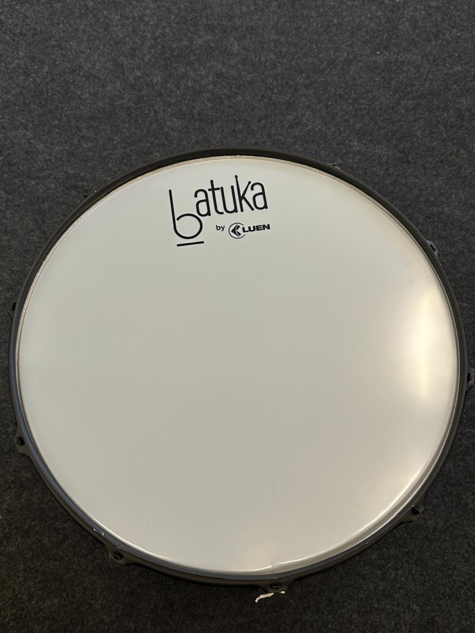 Surdo 45x20 Luen Aro Chapa Preto Pele Leitosa 