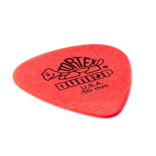 Palheta Tortex 0,50mm Vermelha Pct C/12 418p.50 - Dunlop 