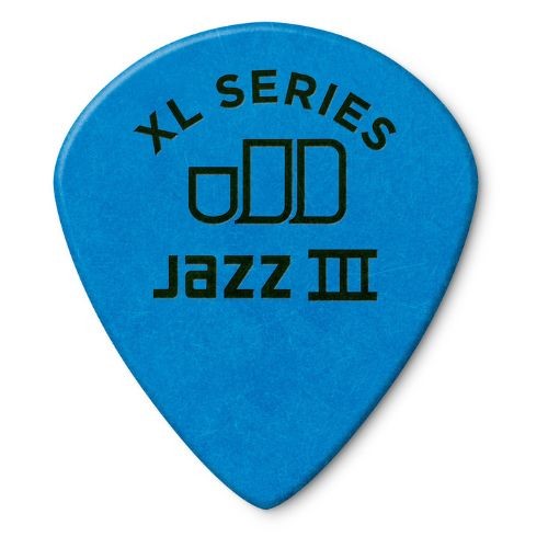 Palheta Dunlop Tortex Jazz Iii xl 1,0mm Azul 498p1.00 Pacote Com 12 