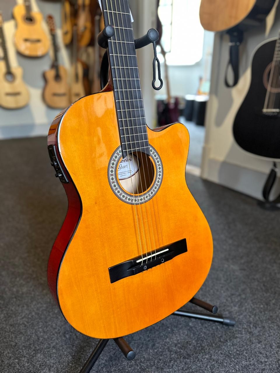 Violão Aço Eletroacústico Giannini Sf-14 Ceq Natural