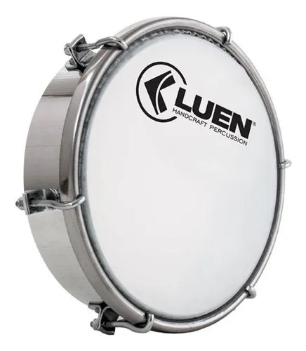Tamborim Luen 06 Colorsteel Branco Pele Leitosa 91012br 