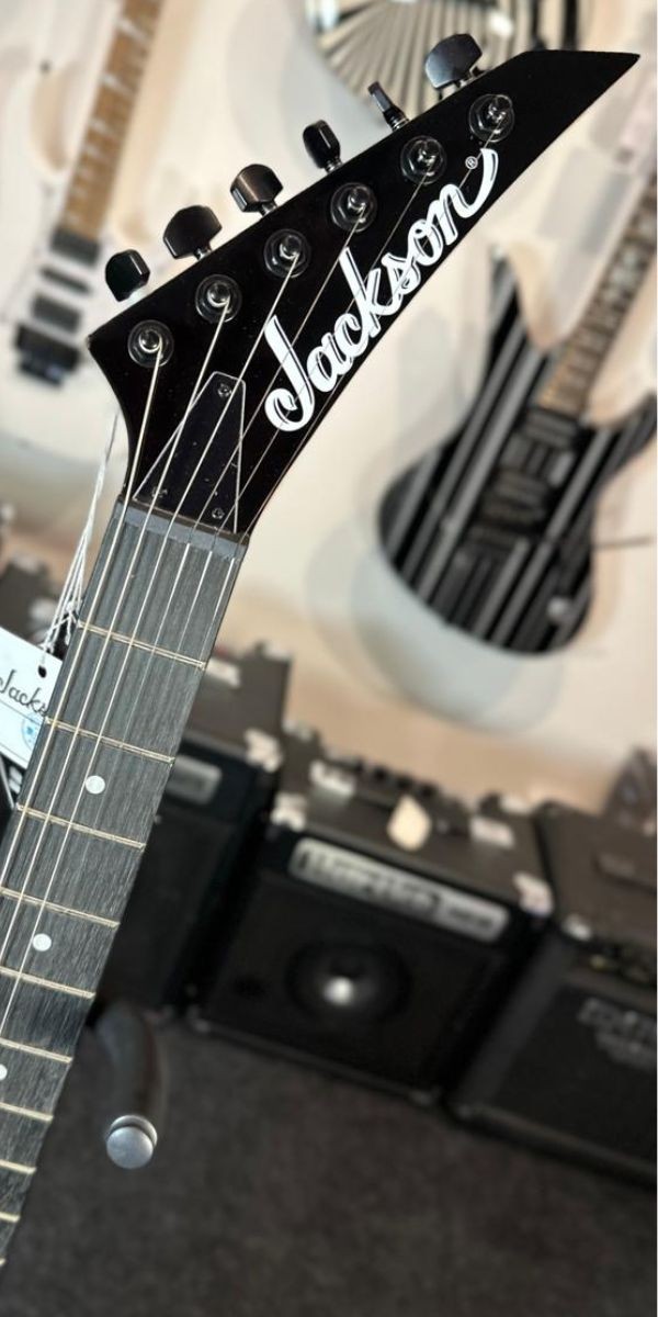 Guitarra Jackson js Dinky Js11q Transparent Black 