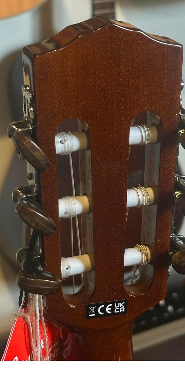 Violão Fender Cn-140sce Nylon Thinline Natural Com Fishman Com Case 