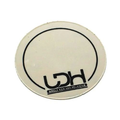 Pad Protetor Para Pele de Bumbo Ldh Single Kick Poliéster Branco 