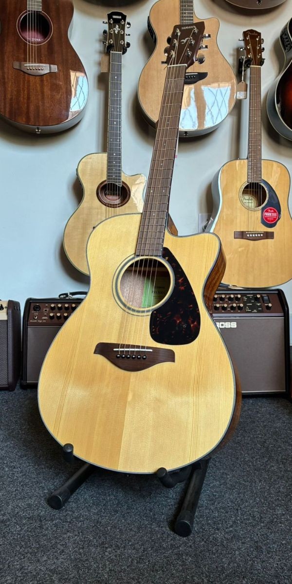 Violão Yamaha Fsx800c/02 Eletroacústico Aço Natural 