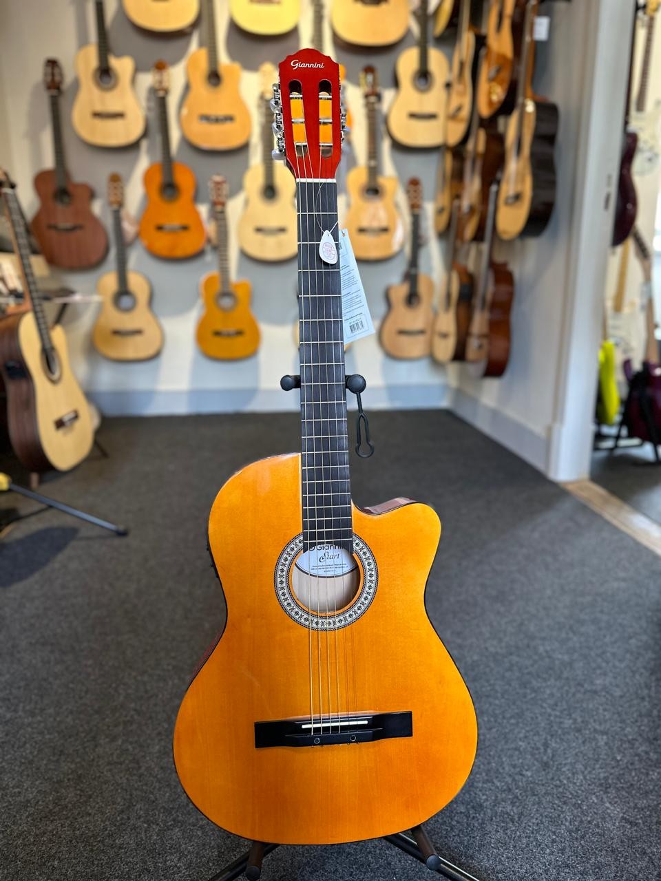 Violão Aço Eletroacústico Giannini Sf-14 Ceq Natural