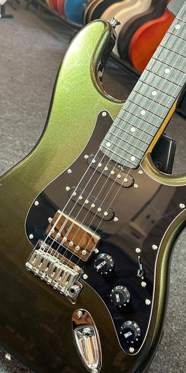 Guitarra Michael Vangart Gmv300 Mtg Hss Metallic Green 