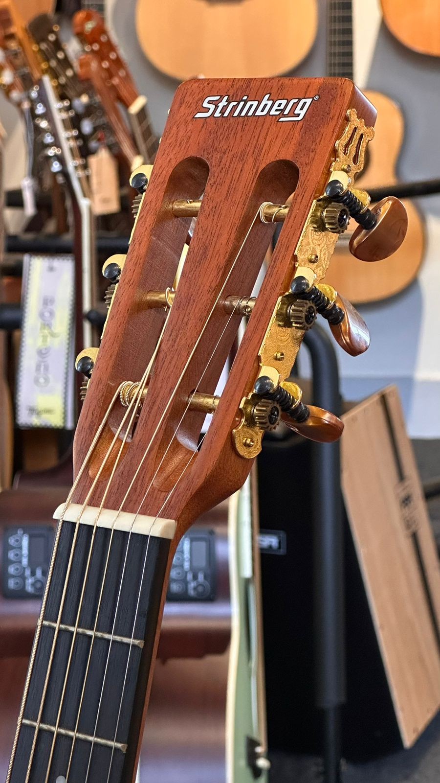 Violão Strinberg Sy200 Aço Eletroacústico Mahogany