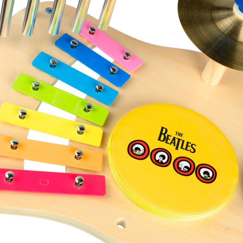 Pequena Percursão Infantil Beatles- Yellow Submarine 5 Peças 