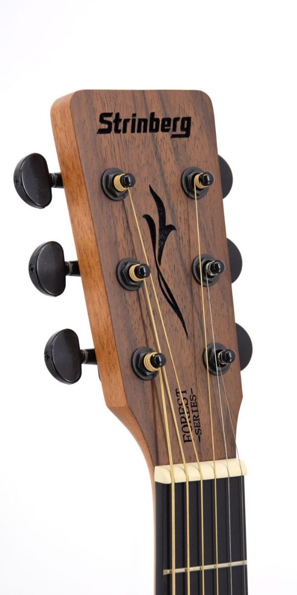 Violão Strinberg Forest Fs4d ws Folk Aço Eletroacústico Cutaway Walnut Satin Com Afinador 