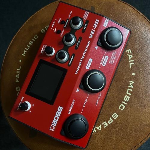 Pedal Boss Ve-22 Vocal Performer Para Voz Com Harmonizer, Efeitos