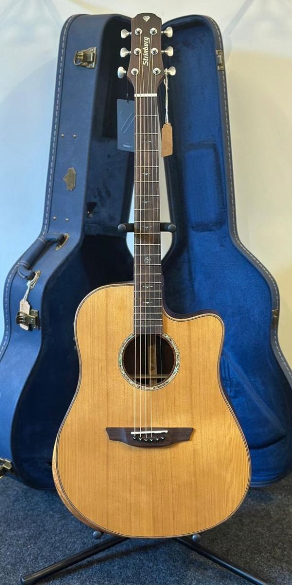 Violão Strinberg Diamond Dd5scr rt ns Aço Eletroacústico Roasted Spruce Com Case 