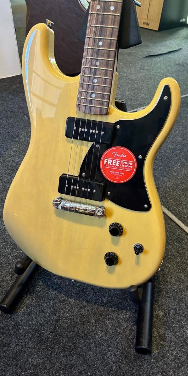 Guitarra Fender Paranormal Strato-o-sonic Vintage Blonde 