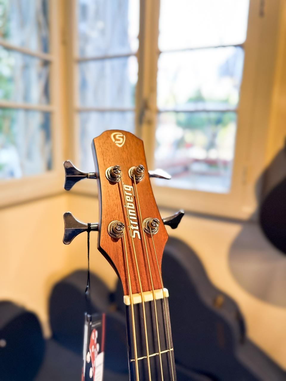 Baixolão 4 Cordas Strinberg Sb-240c Natural Fosco