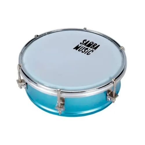 Tamborim Alumínio 6" Samba Music 55mm Azul Tba-55-az 