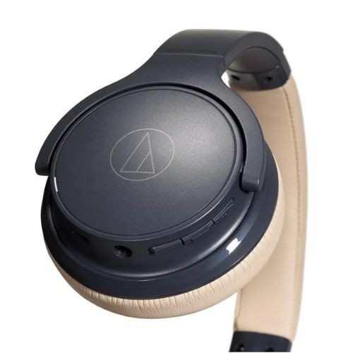 Fone Sem Fio Audio-technica Ath-s220bt Nbg Azul/bege Bluetooth 60h 