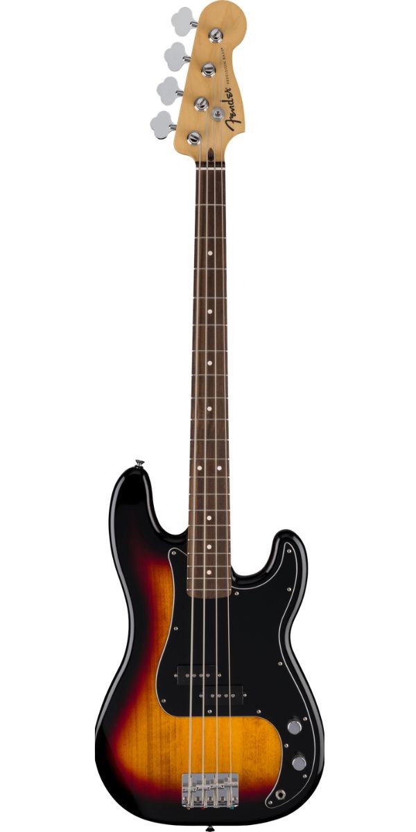 Contrabaixo Fender Standard Precision Bass 3-color Sunburst Laurel Com Escudo Preto 