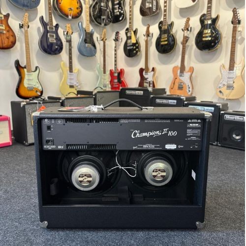 Amplificador Fender Champion ii 100 120v br 100w 2x12 Para Guitarra Com Efeitos 