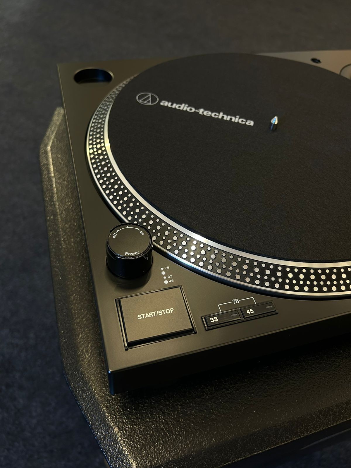 Toca Discos Audio Technica At-lp120x-usb-sg Black Analógico e Usb