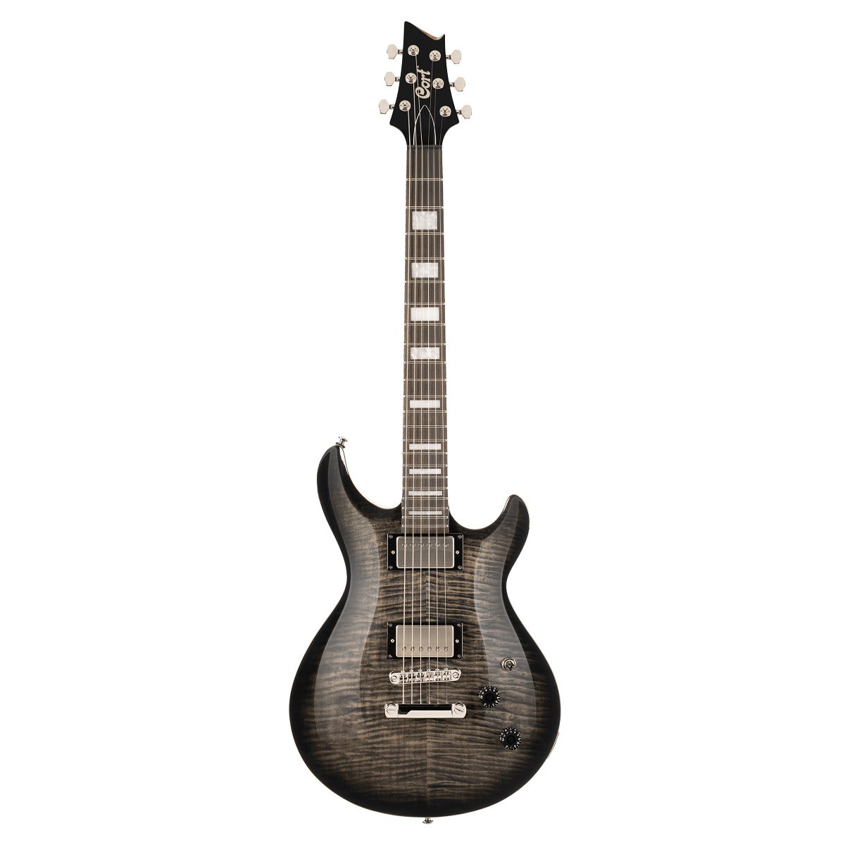 Guitarra Les Paul hh Cort M600 Trans Black Burst 