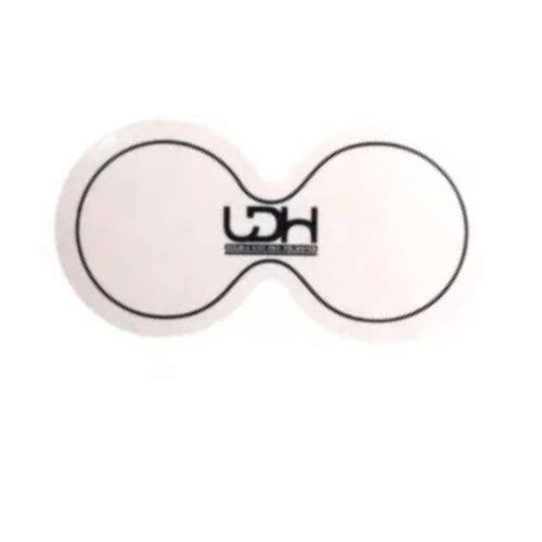 Pad Protetor Para Pele de Bumbo Ldh Double Kick Poliéster Branco 