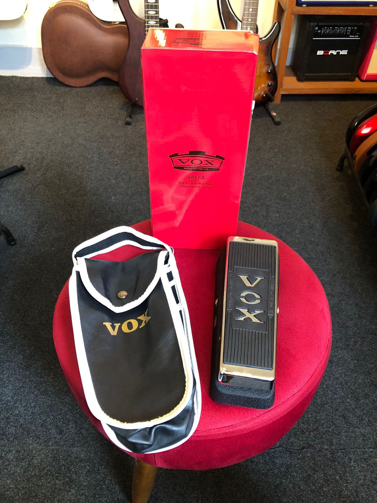 Pedal Wah Wah Vox V847-a Com Capa Vinil