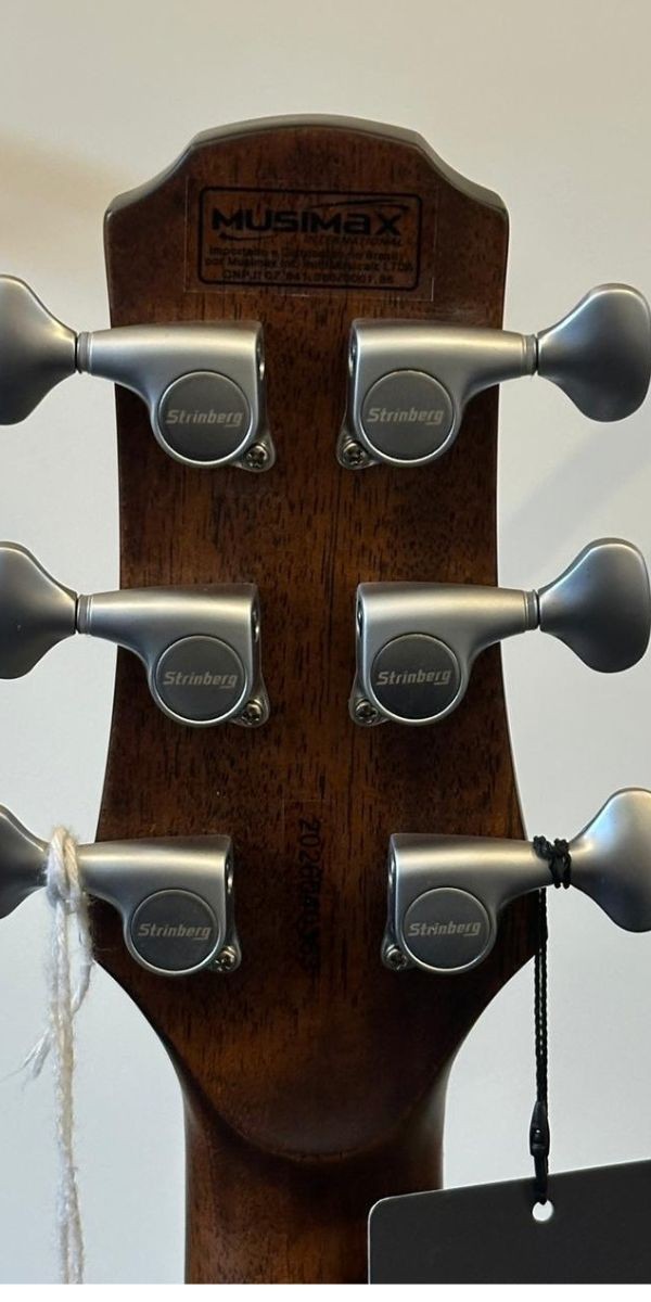 Violão Strinberg Diamond Dd5scr rt ns Aço Eletroacústico Roasted Spruce Com Case 
