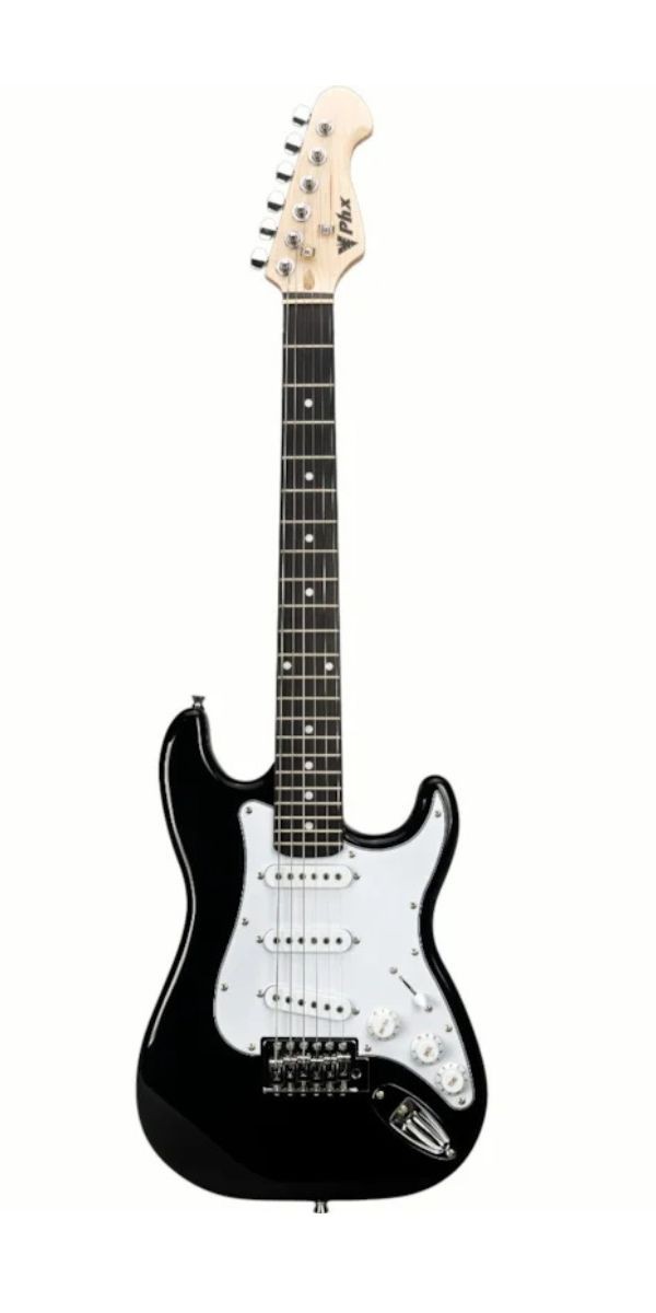 Guitarra Juvenil Phx Strato Junior 3/4 Ist1 - Preta bk 