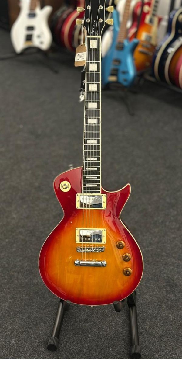 Guitarra Tagima Custom Com Case Escala Escura Mirach Cherry Burst 