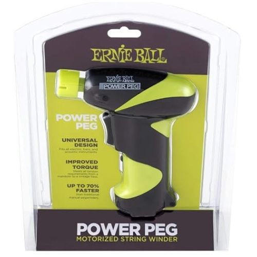 Encordoador Motorizado Ernie Ball Power Peg P04118 Para Guitarra Violão e Baixo 