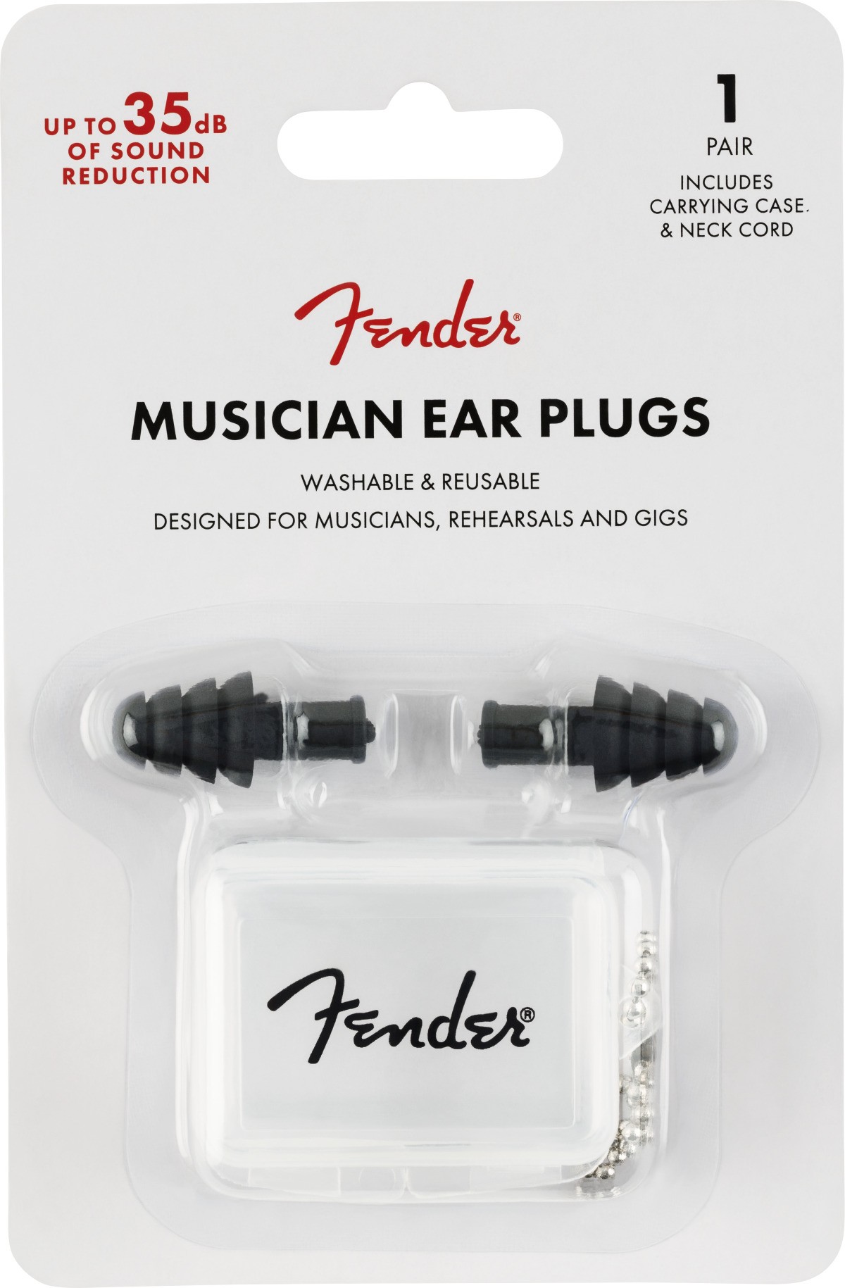 Protetor Auricular Fender Musician Serie Black 