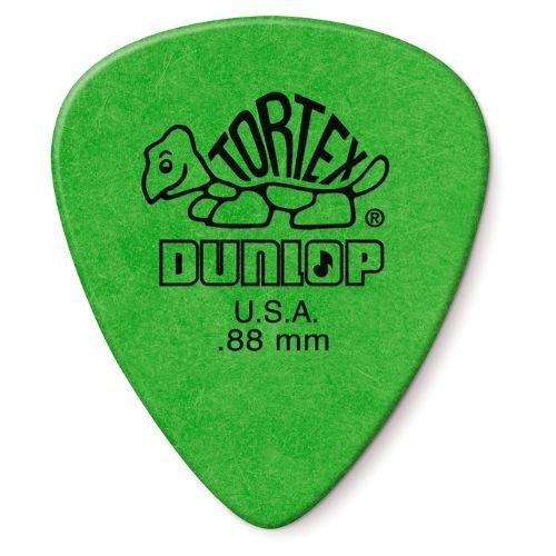 Palheta Tortex 0,88 Verde Dunlop Pct C/12  418-088 