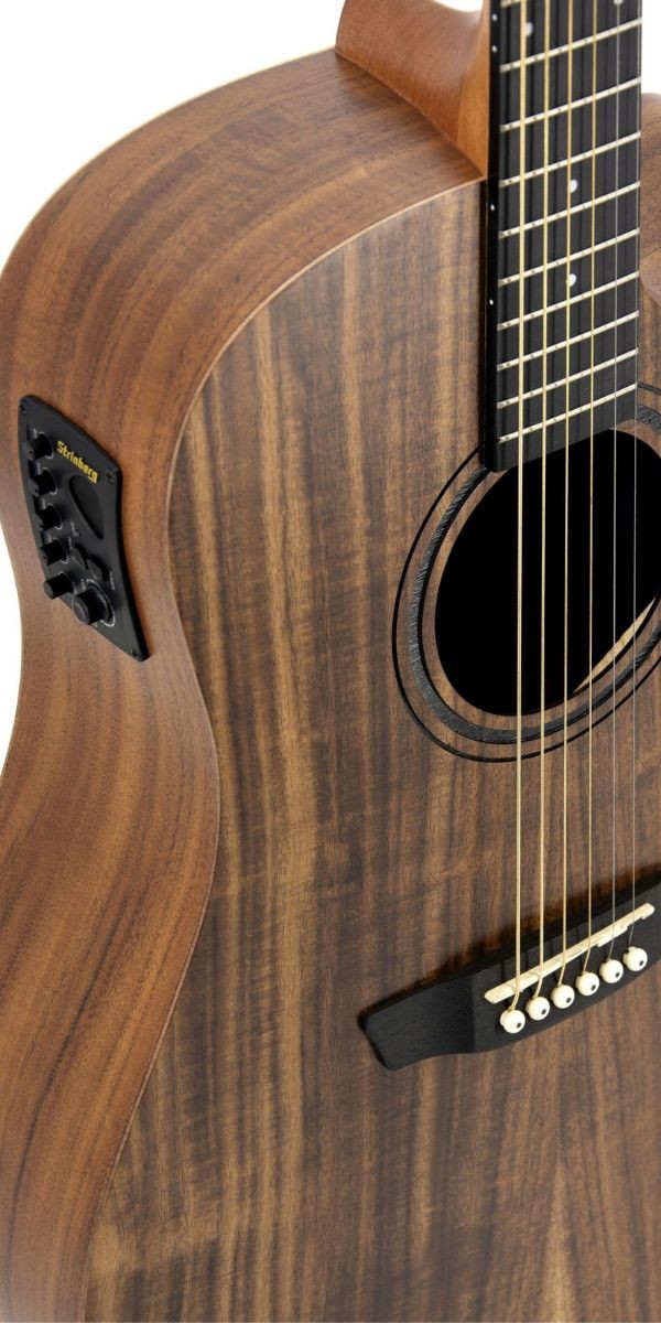 Violão Strinberg Forest Fs4d ks Koa Satin Folk Eletroacústico Aço Com Pré Se-50 e Afinador 