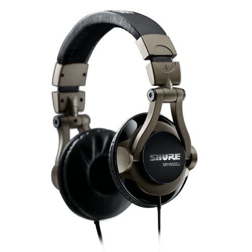 Fone de Ouvido Profissional Shure Srh550dj Para dj Fechado Com Driver 50mm 