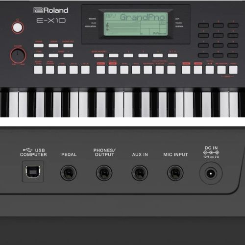 Teclado Arranjador Roland E-x10 61 Teclas 601 Sons 207 Ritmos 