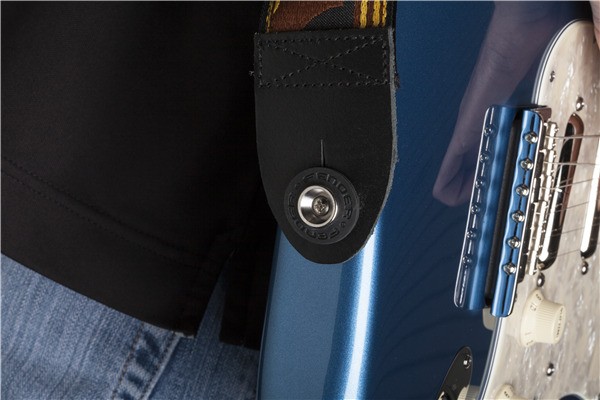 Strap Block Fender Pct C/4  2 Vermelho 2 Pretos Trava Correia 