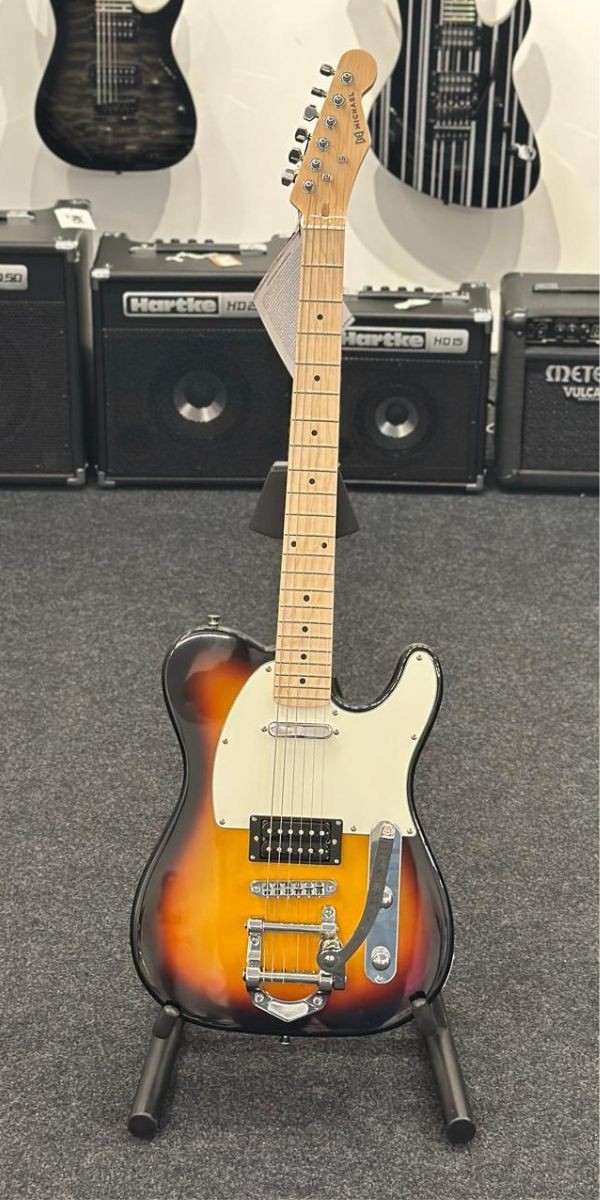 Guitarra Michael Gmt420 tl Pulse Black Sunburst 