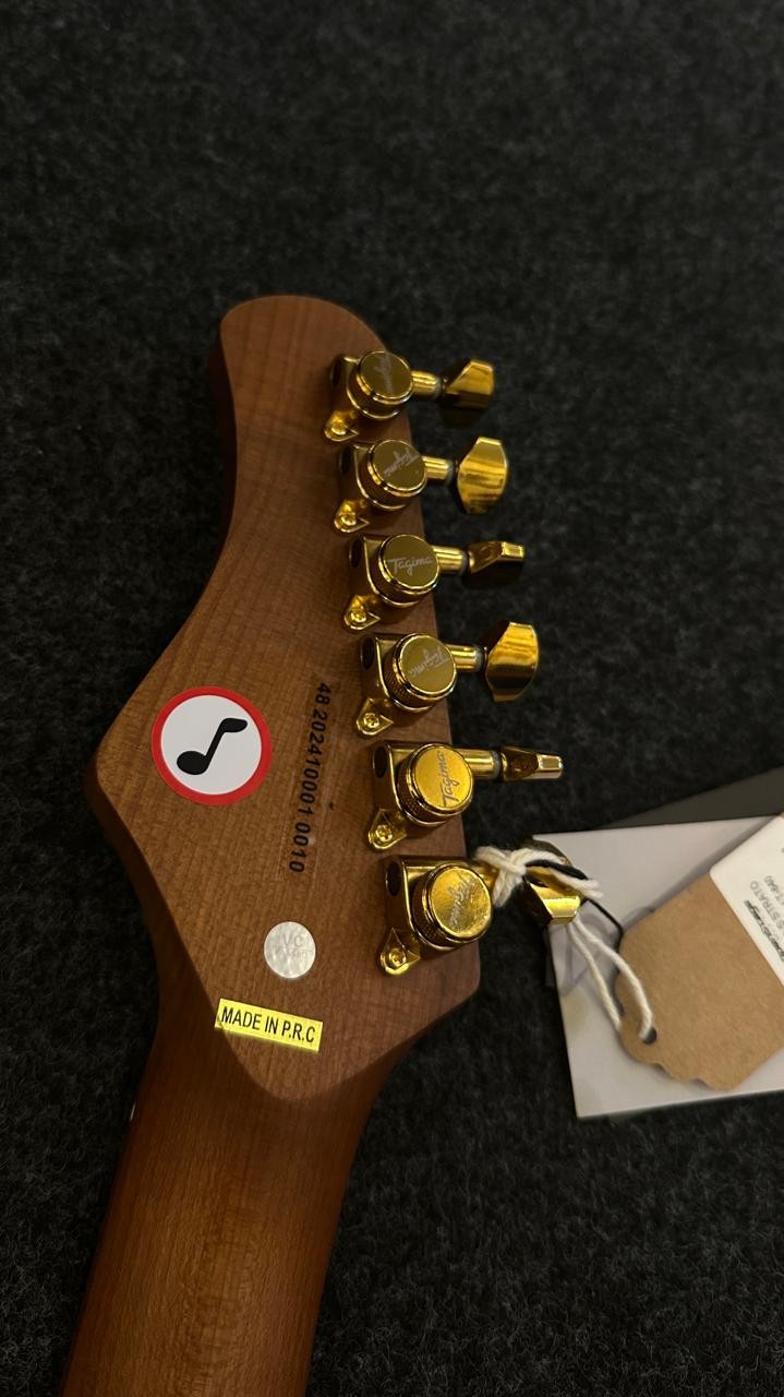 Guitarra 2s 1h Escala Clara Escudo bk T-640 Super Black Tagima 