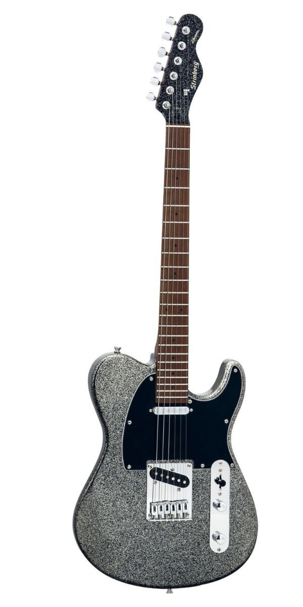Guitarra Strinberg Horizon H250 Bls Black Sparkle Com Captadores Alnico v e Bag 