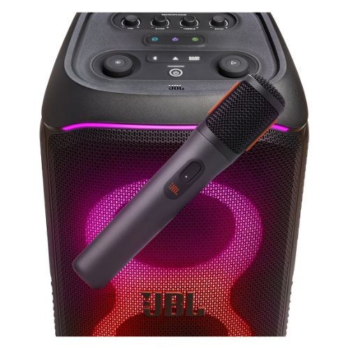 Microfone Sem Fio Duplo Jbl Partybox Wireless Mic Jblpbwirelessmic Preto 
