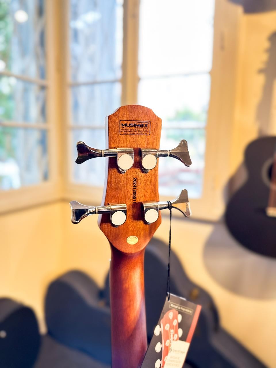 Baixolão 4 Cordas Strinberg Sb-240c Natural Fosco