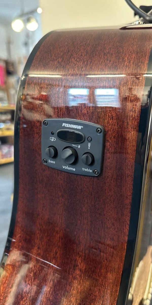 Violão Fender Cd-60sce All-mahogany Dreadnought Eletroacústico Com Fishman 