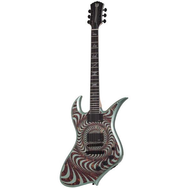 Guitarra Schecter Wylde Audio Thoraxe Psychic Bullseye Gangrene #4549 