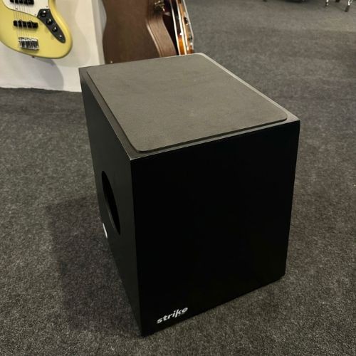 Cajon Acústico Fsa Strike Fé Sk4050 Natural/preto Com Esteira 12 Fios 