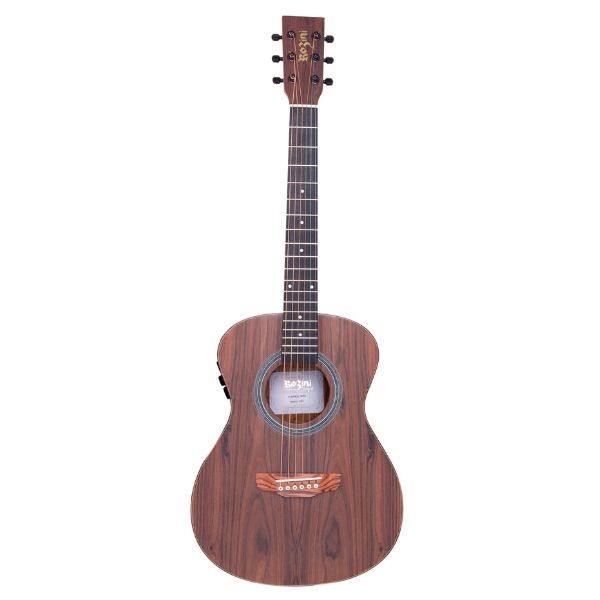 Violão Rozini rx 115 Mini Aço Eletroacústico Louro Preto 